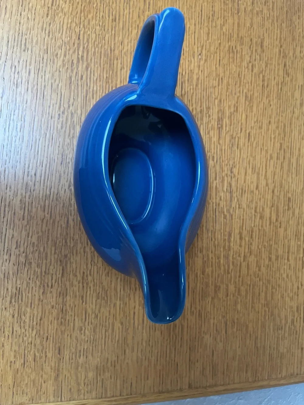 Fiesta Fiestaware Lapis Blue grave sauce boat